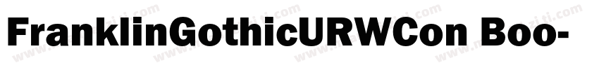FranklinGothicURWCon Boo字体转换